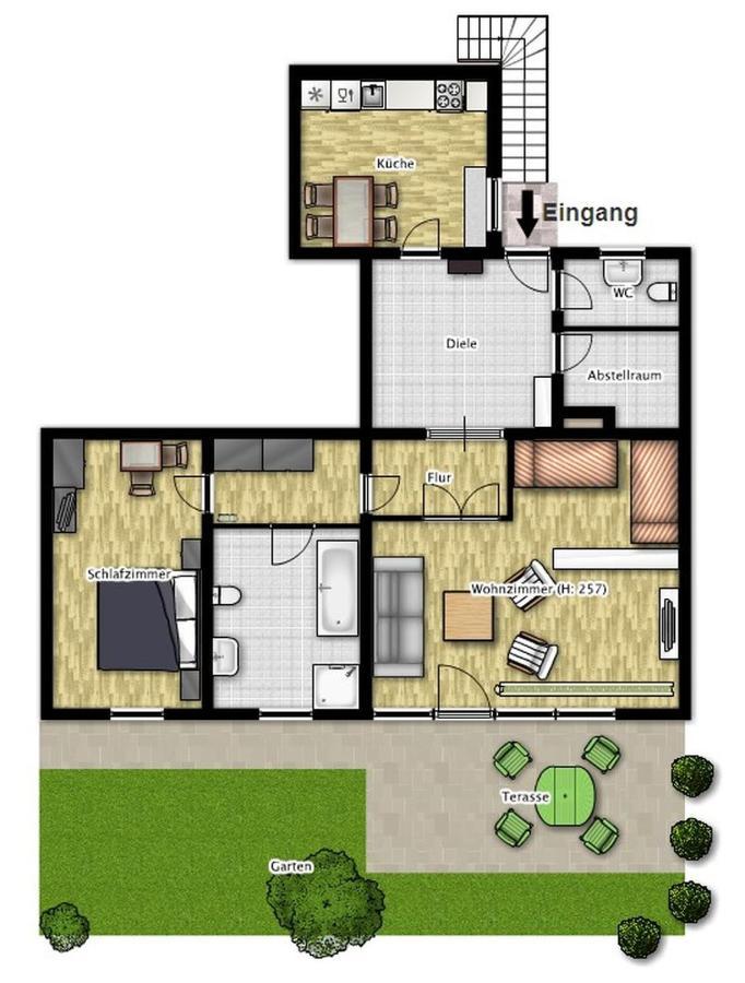 Apartment Seeblick Wetter เวทเทอร์ ภายนอก รูปภาพ